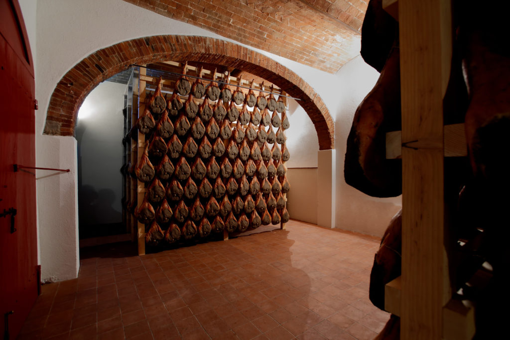 Traditional tuscan aging cellars in Tuscany