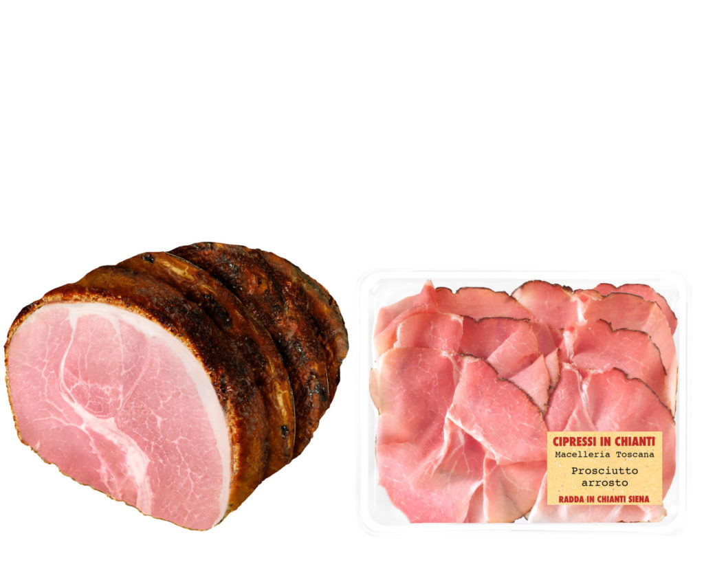 Italian artisan roasted ham flavored with sage and rosemary and slowly cooked in the oven