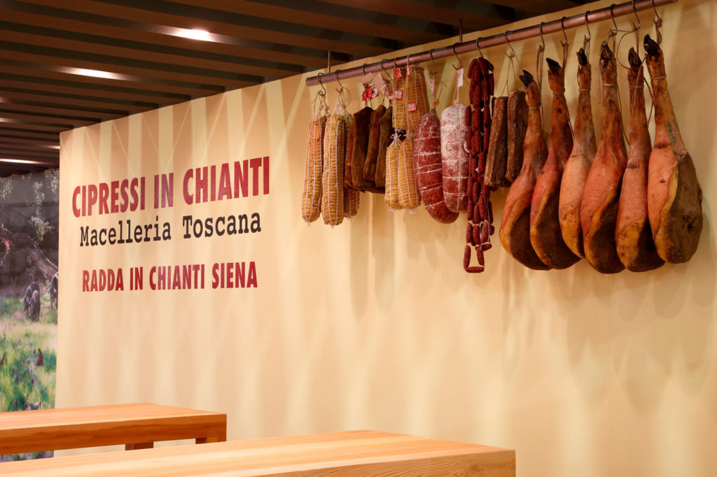 Stand Cipressi in Chianti at Cibus fair