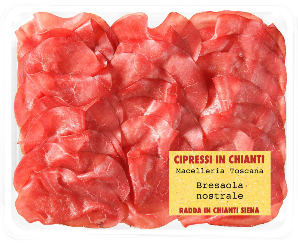 Bresaola de bœuf italien en tranches