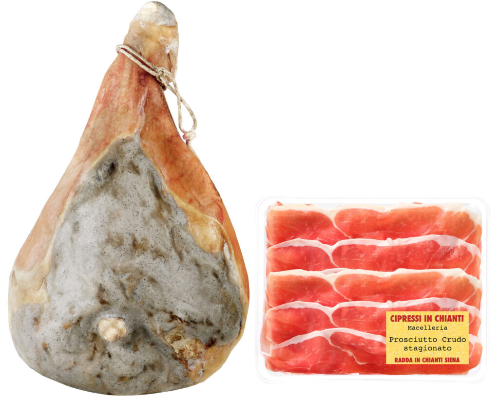 Jambon cru italien en long vieillissement