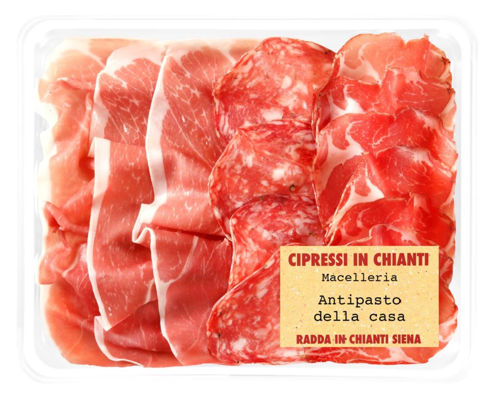 Tris di salumi artigianali con prosciutto crudo, salame toscano e capocollo