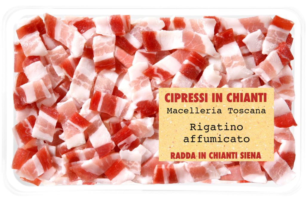 Rigatino affumicato Toscano produzione